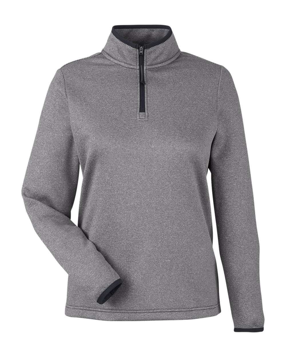 Women's Venture Heathered Stripe Quarter-Zip Pullover | CE73W