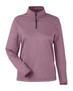 Women's Venture Heathered Stripe Quarter-Zip Pullover | CE73W