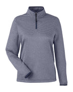 Women's Venture Heathered Stripe Quarter-Zip Pullover | CE73W