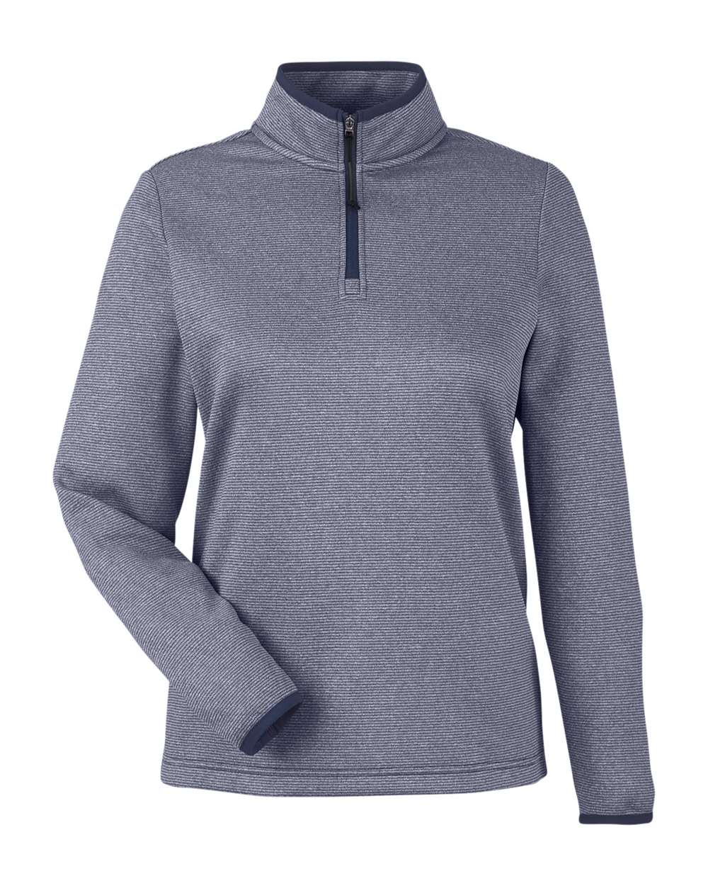 Women's Venture Heathered Stripe Quarter-Zip Pullover | CE73W