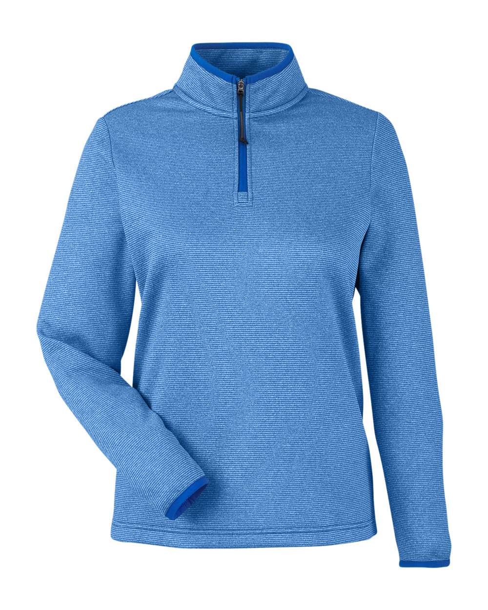Women's Venture Heathered Stripe Quarter-Zip Pullover | CE73W