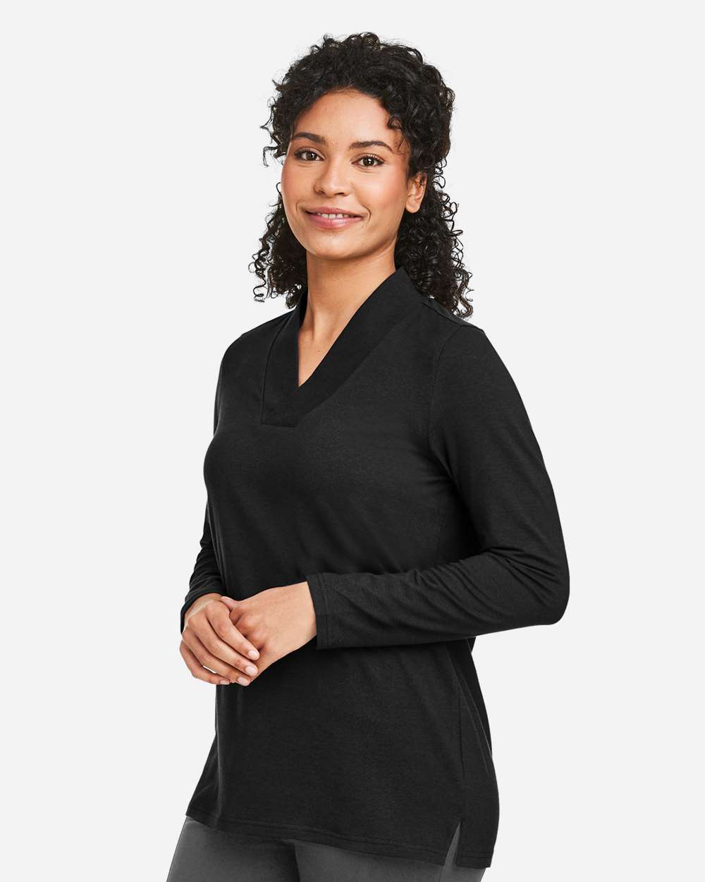 Women's Raleigh Shawl Collar Knit Top | DP121W