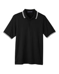 Men's CrownLux Performance® Plaited Tipped Polo | DG20C