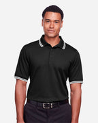 Men's CrownLux Performance® Plaited Tipped Polo | DG20C