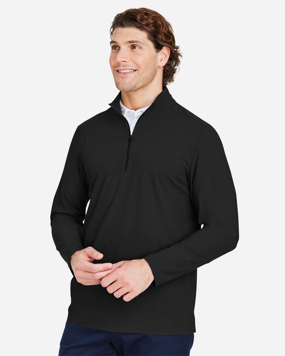 Men's CrownLux Performance® Windsor Welded Quarter-Zip Pullover | DG410