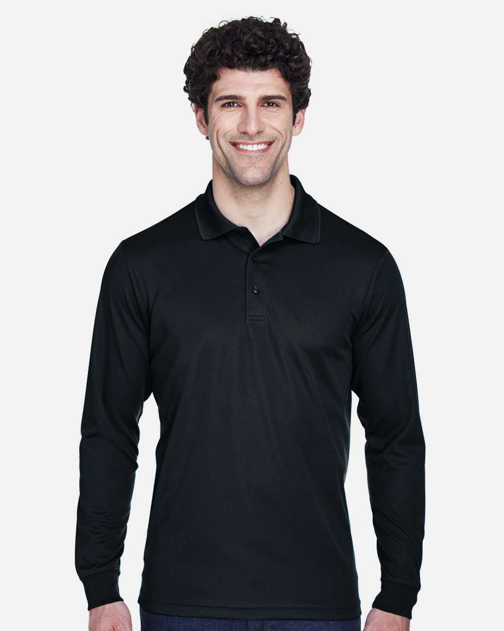 Men's Tall Pinnacle Performance Long Sleeve Piqué Polo | 88192T