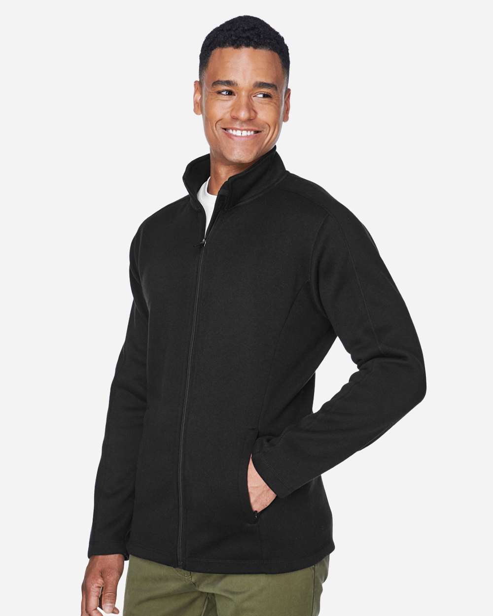 Men's Bristol Full-Zip Sweater Fleece Jacket | DG793