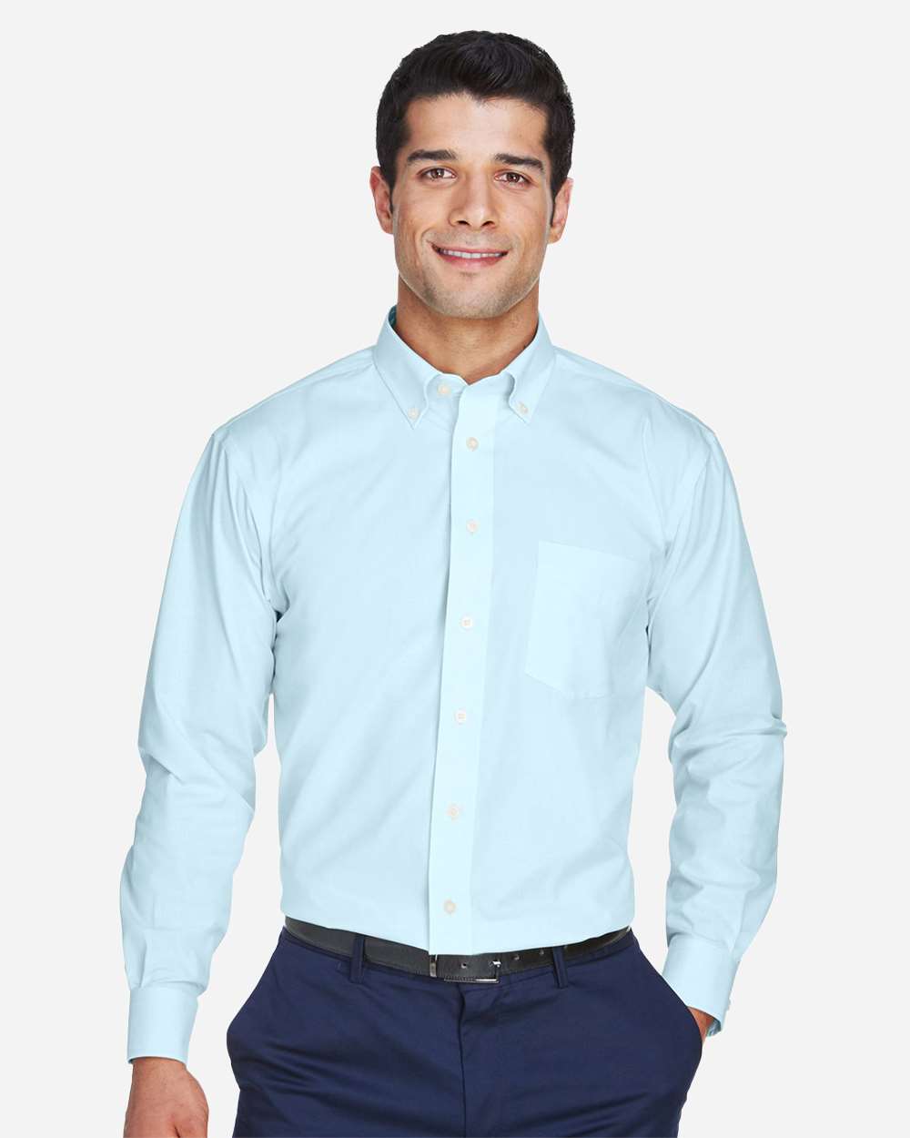 Men's Crown Collection® Oxford Woven Dress Shirt | D630