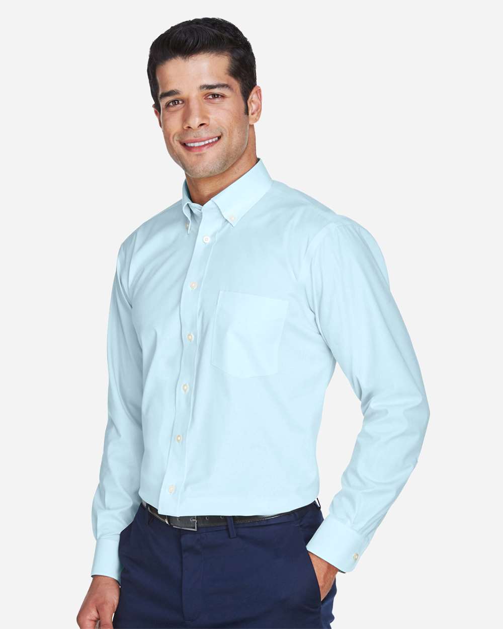 Men's Crown Collection® Oxford Woven Dress Shirt | D630