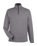 Men's Venture Heathered Stripe Quarter-Zip Pullover | CE73