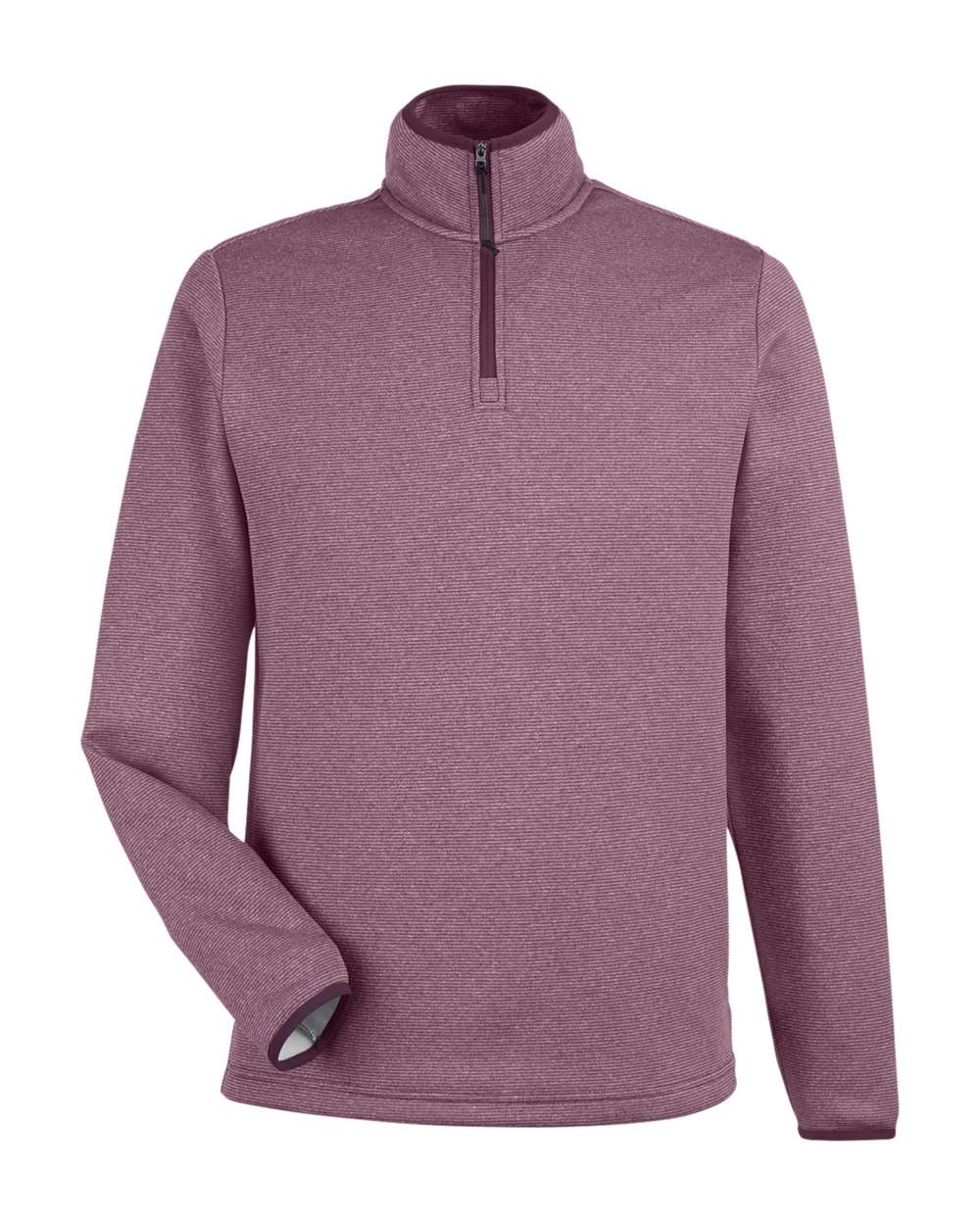Sudadera para hombre Venture con cremallera de cuarto, rayas jaspeadas | CE73