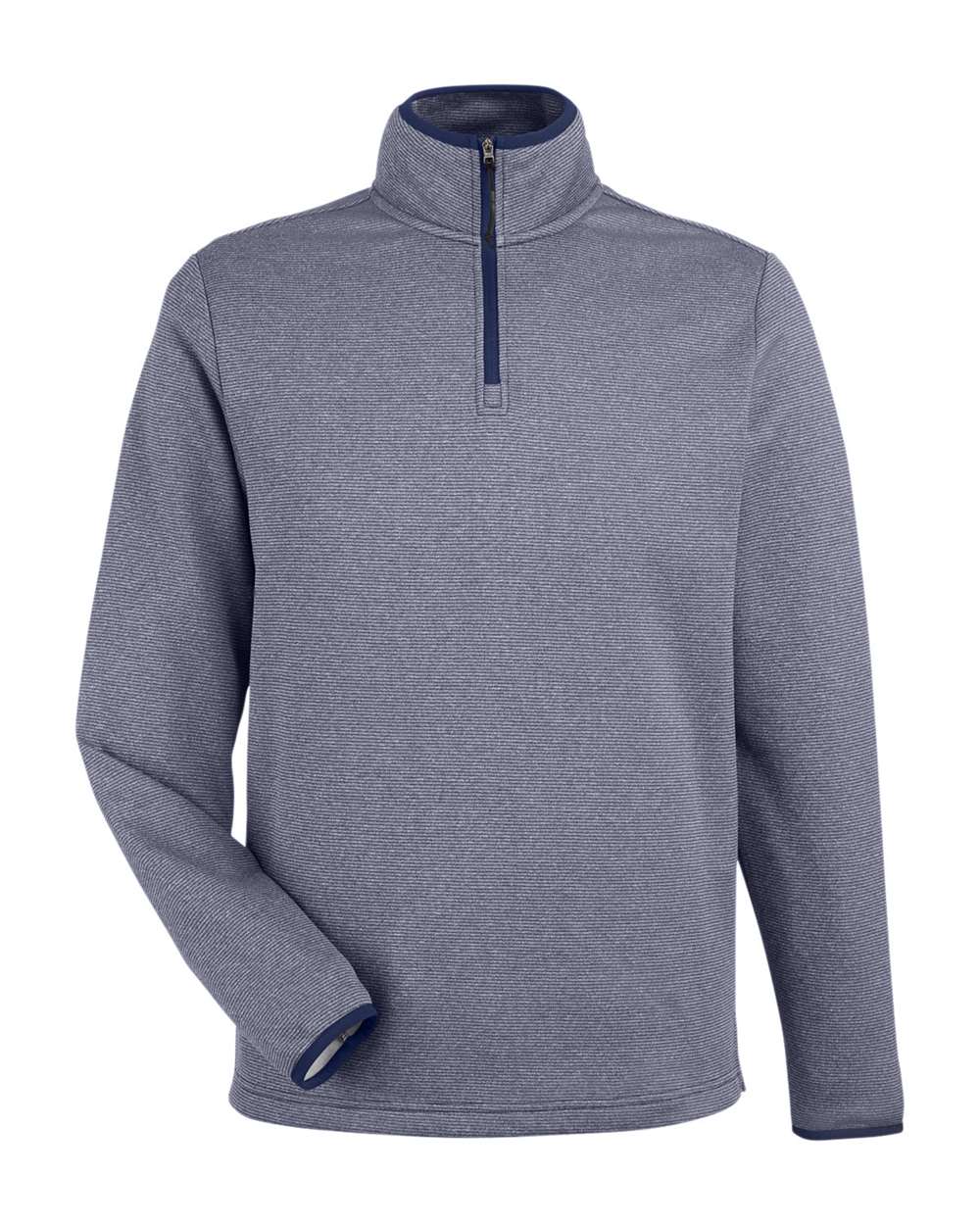 Sudadera para hombre Venture con cremallera de cuarto, rayas jaspeadas | CE73