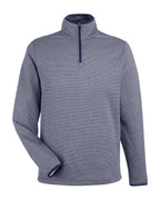 Sudadera para hombre Venture con cremallera de cuarto, rayas jaspeadas | CE73