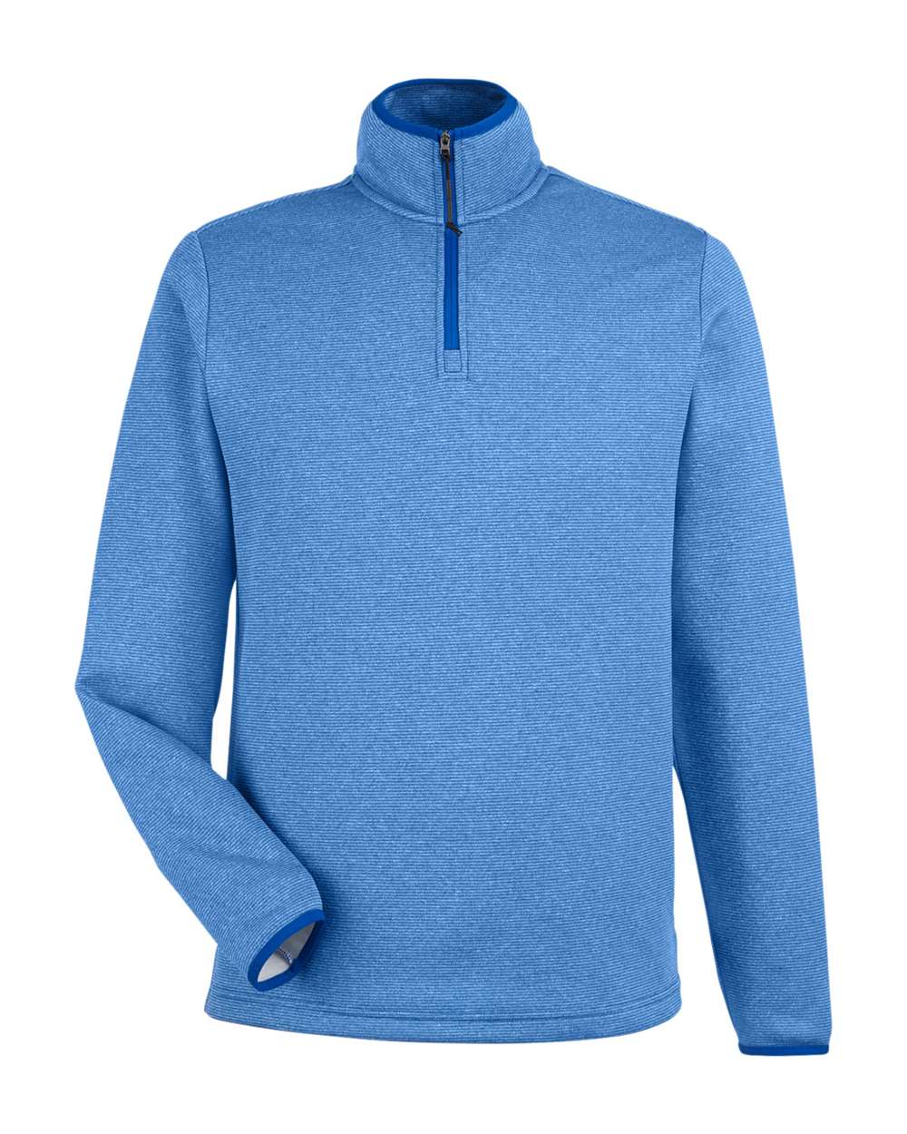 Sudadera para hombre Venture con cremallera de cuarto, rayas jaspeadas | CE73