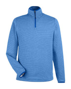 Sudadera para hombre Venture con cremallera de cuarto, rayas jaspeadas | CE73