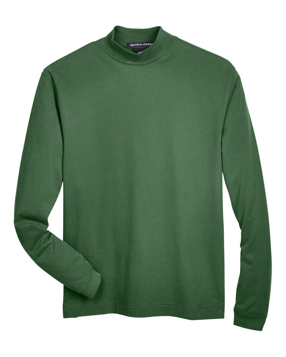 Unisex Sueded Jersey Mock Neck T-Shirt | D420