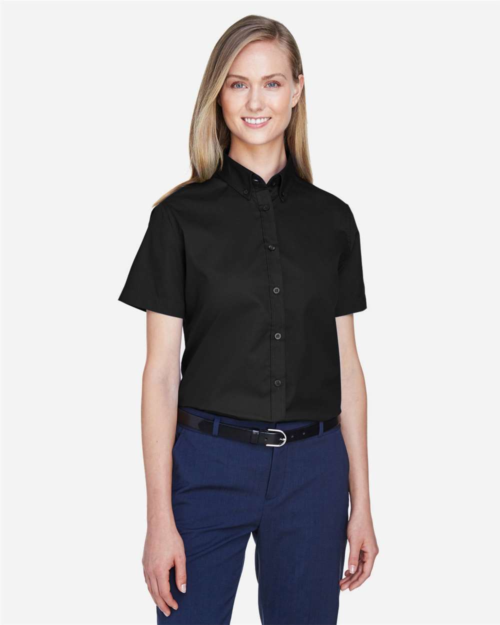 Women's Optimum Short Sleeve Twill Shirt | 78194