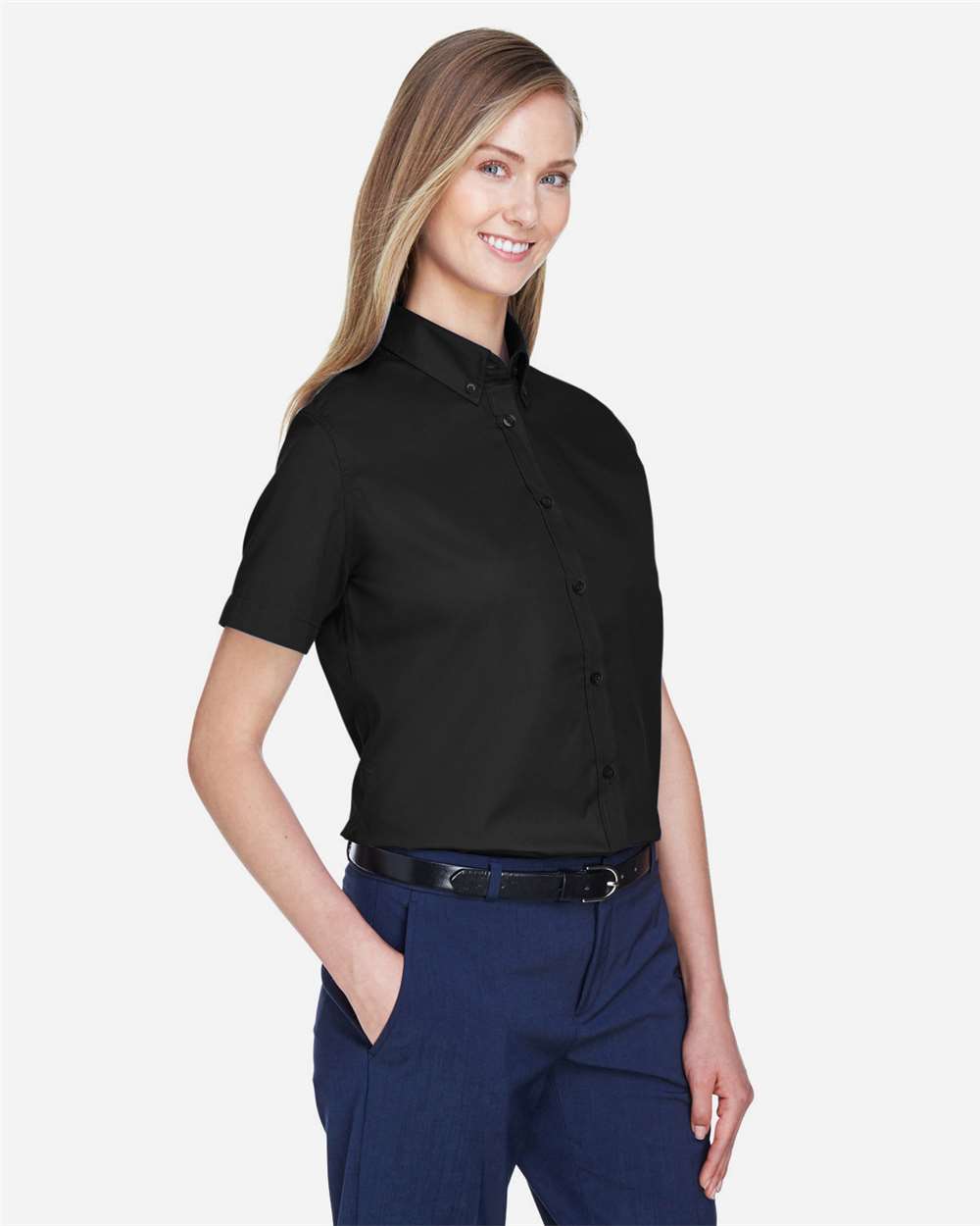 Women's Optimum Short Sleeve Twill Shirt | 78194
