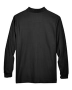 Men's Pima Piqué Long Sleeve Polo | D110