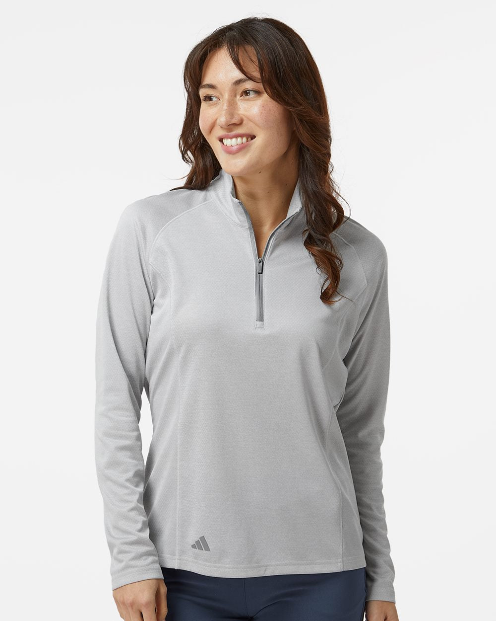 Women's Space Dyed Quarter-Zip Pullover | A594