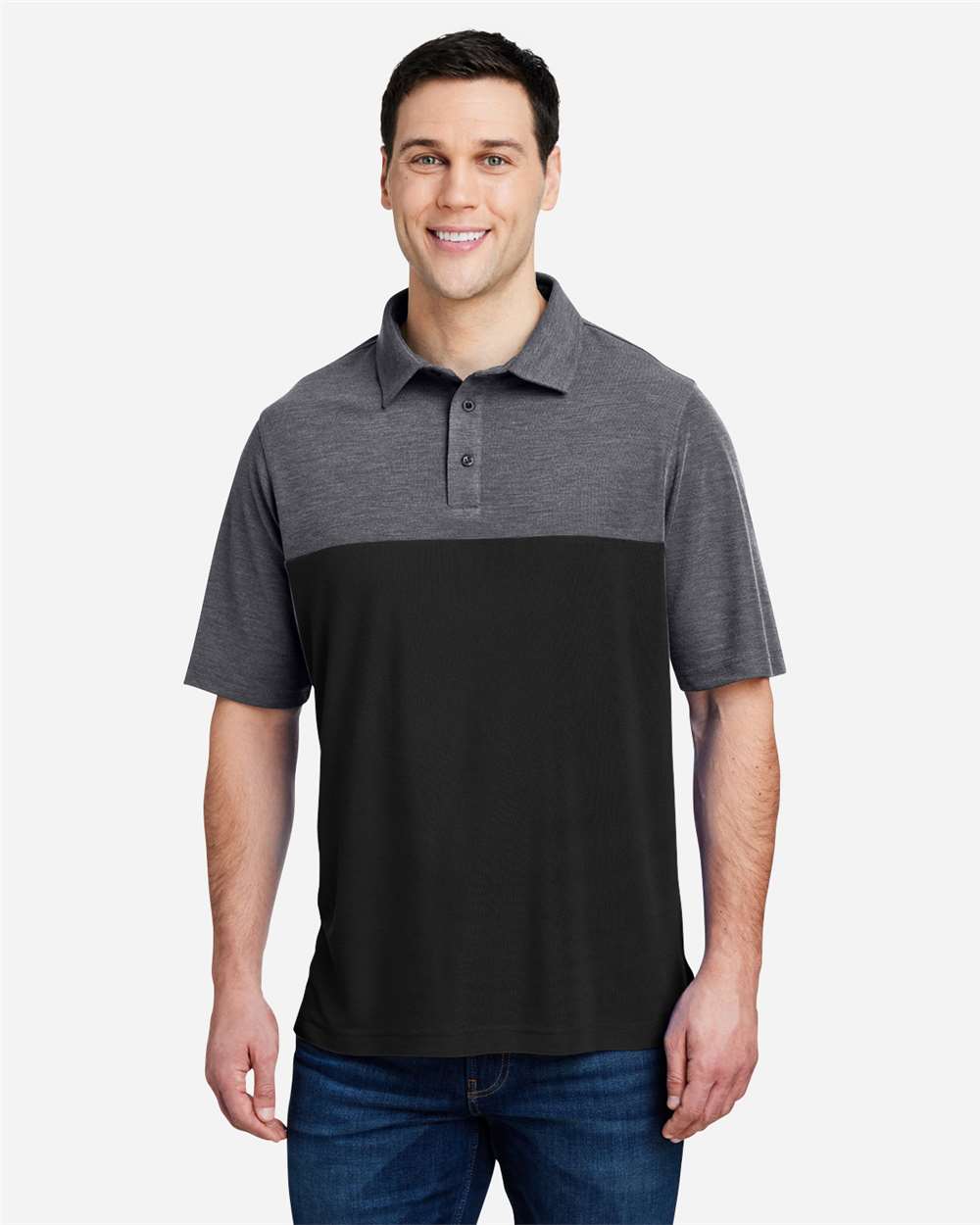 Men's Fusion ChromaSoft™ Colorblock Polo | CE112C