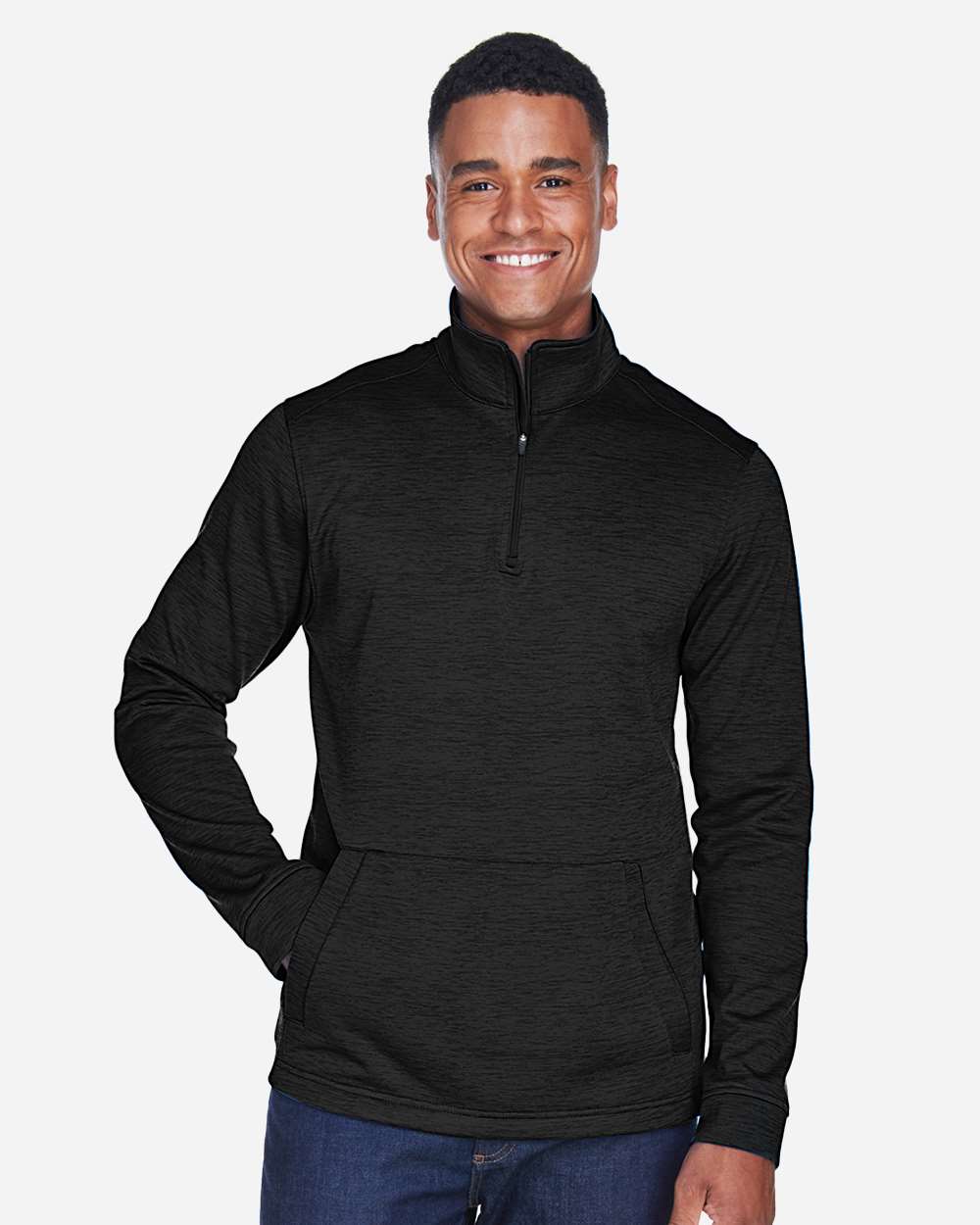 Men's Newbury Mélange Fleece Quarter-Zip Pullover | DG798