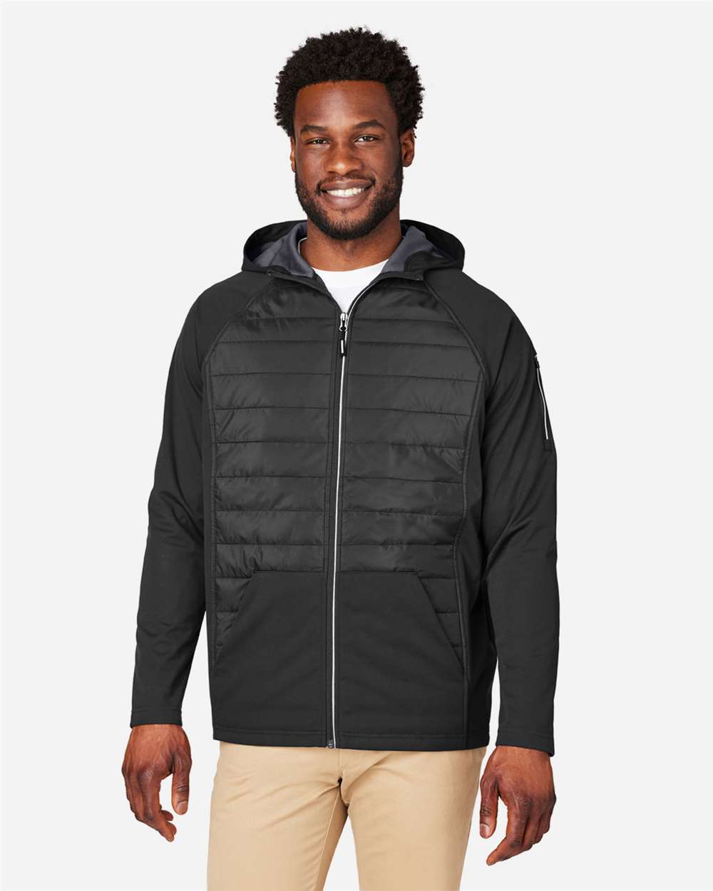 Unisex Techno Lite Hybrid Hooded Jacket | CE808