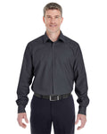 Devon & Jones DG532 Men's Crown Collection Royal Dobby Dress Shirt - Black