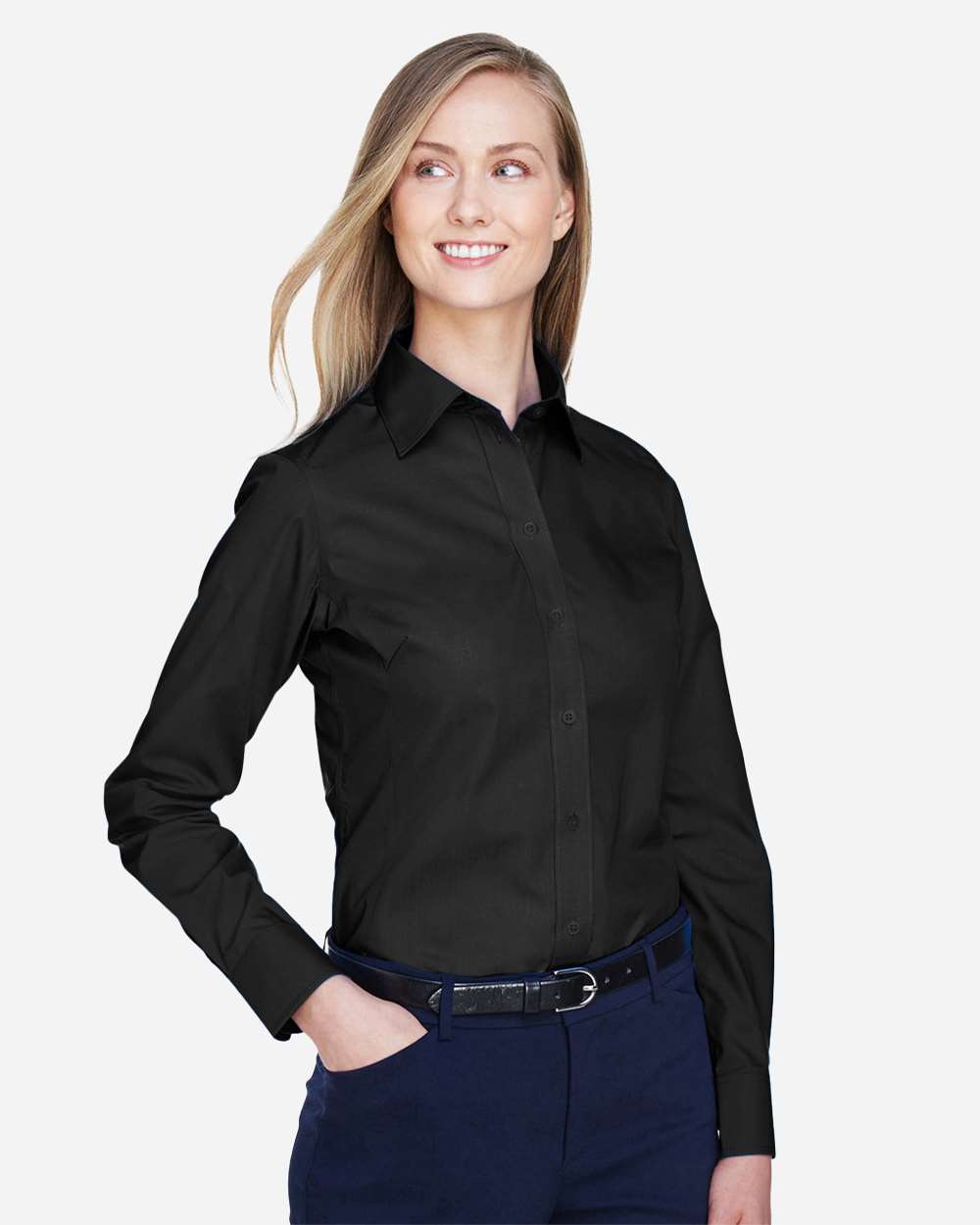 Women's Crown Collection® Broadcloth Woven Dress Shirt | D620W