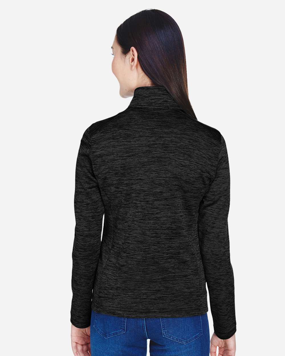Women's Newbury Mélange Fleece Quarter-Zip Pullover | DG798W
