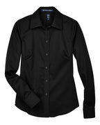 Women's Crown Collection® Solid Stretch Twill Woven Dress Shirt | DG530W