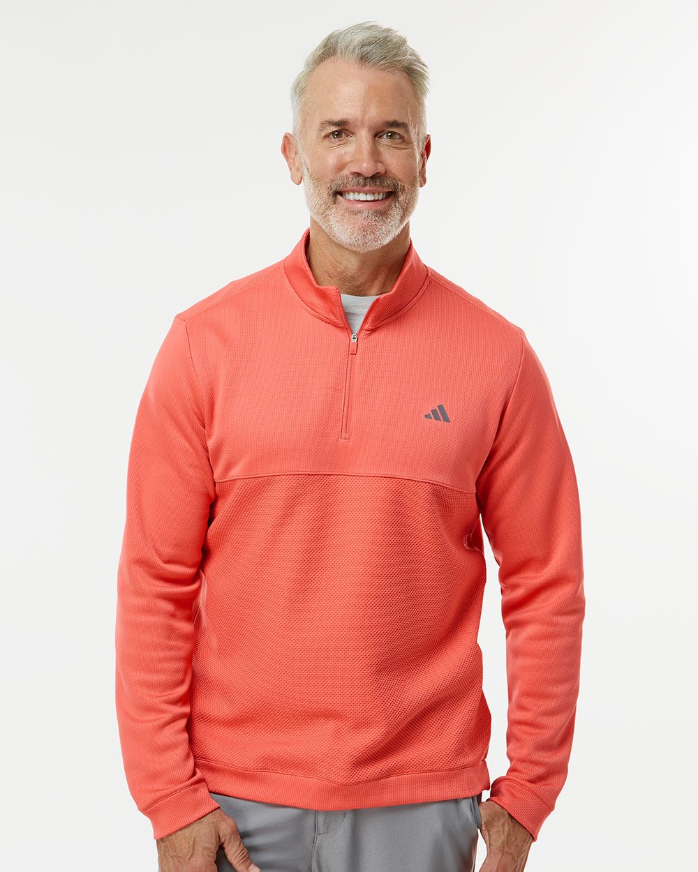 Men's Ultimate365 Textured Quarter-Zip Pullover | A2001