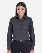 Women's Crown Collection® Royal Dobby Woven Dress Shirt | DG532W