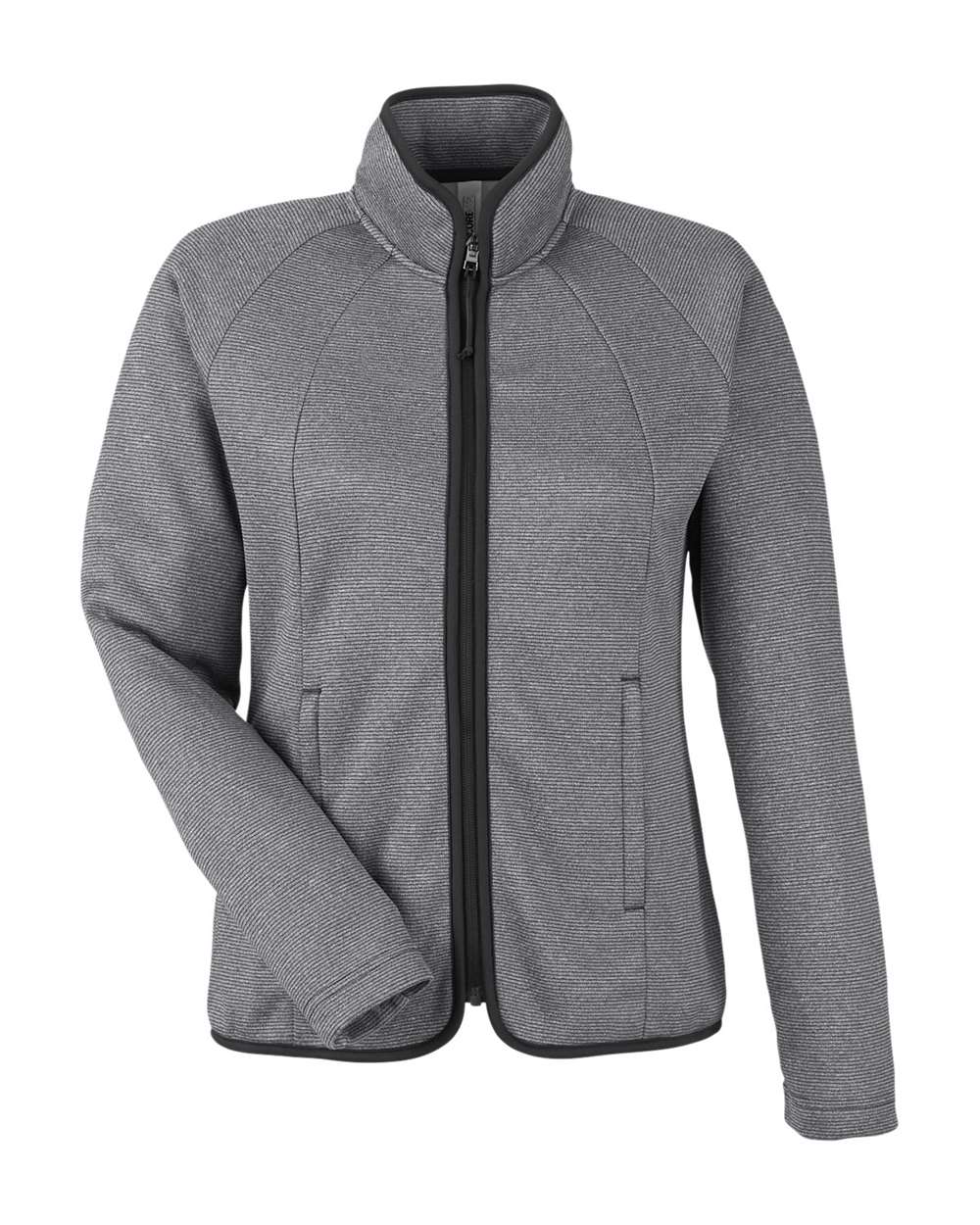 Women's Venture Heathered Stripe Full-Zip Jacket | CE72W