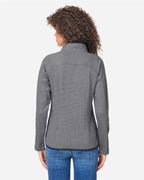 Women's Venture Heathered Stripe Full-Zip Jacket | CE72W