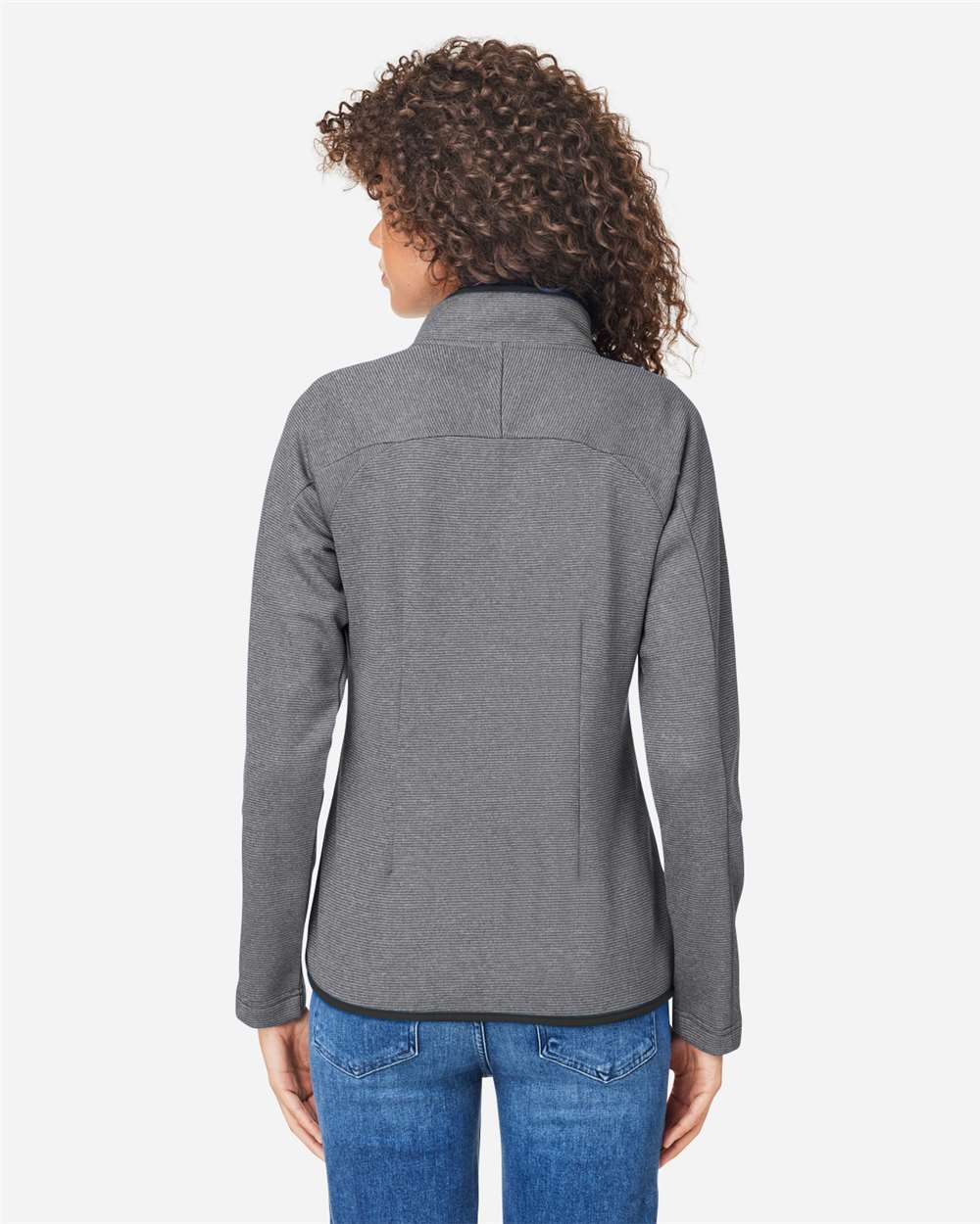 Women's Venture Heathered Stripe Full-Zip Jacket | CE72W
