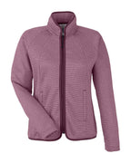Women's Venture Heathered Stripe Full-Zip Jacket | CE72W