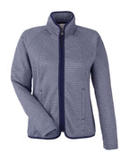 Women's Venture Heathered Stripe Full-Zip Jacket | CE72W