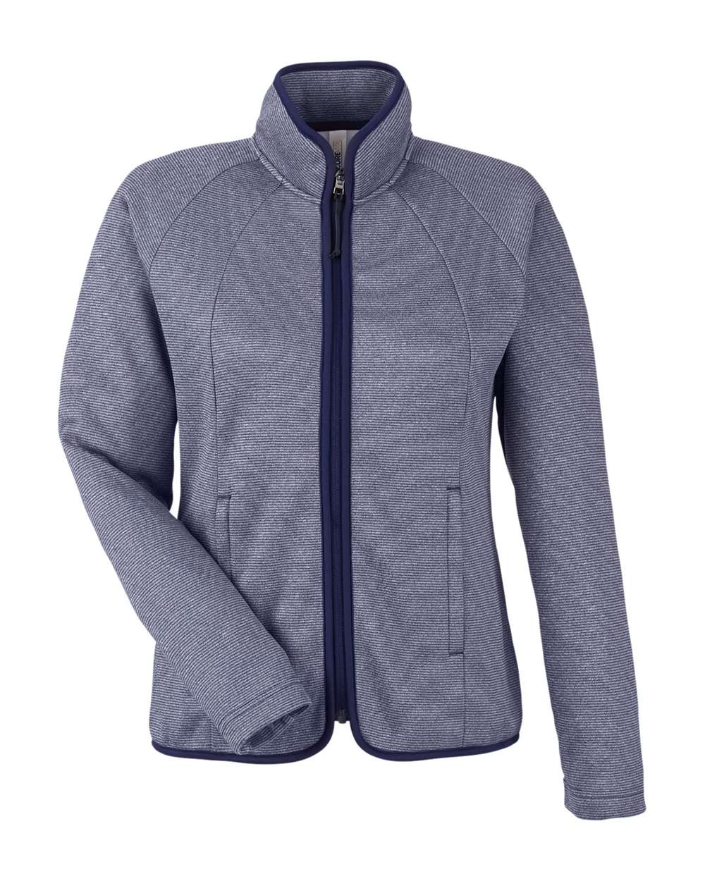 Women's Venture Heathered Stripe Full-Zip Jacket | CE72W