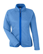 Women's Venture Heathered Stripe Full-Zip Jacket | CE72W