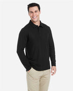 Men's Fusion ChromaSoft™ Long Sleeve Pique Polo | CE112L
