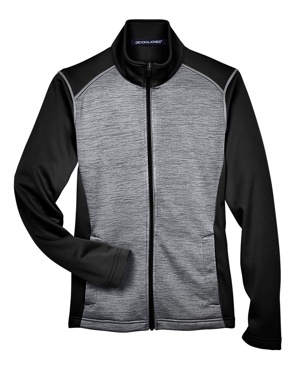 Women's Newbury Colorblock Mélange Fleece Full-Zip Jacket | DG796W