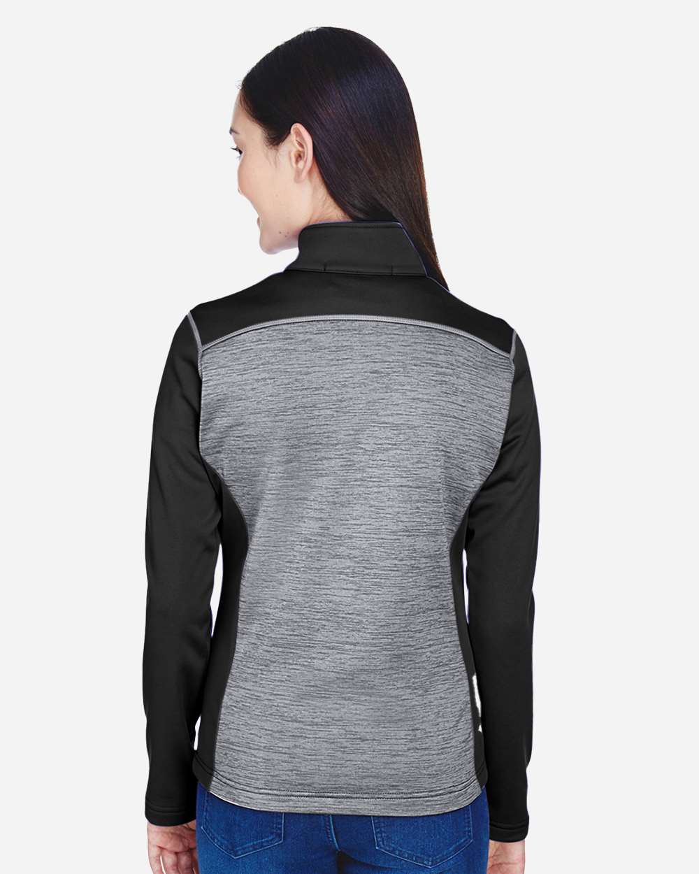 Women's Newbury Colorblock Mélange Fleece Full-Zip Jacket | DG796W