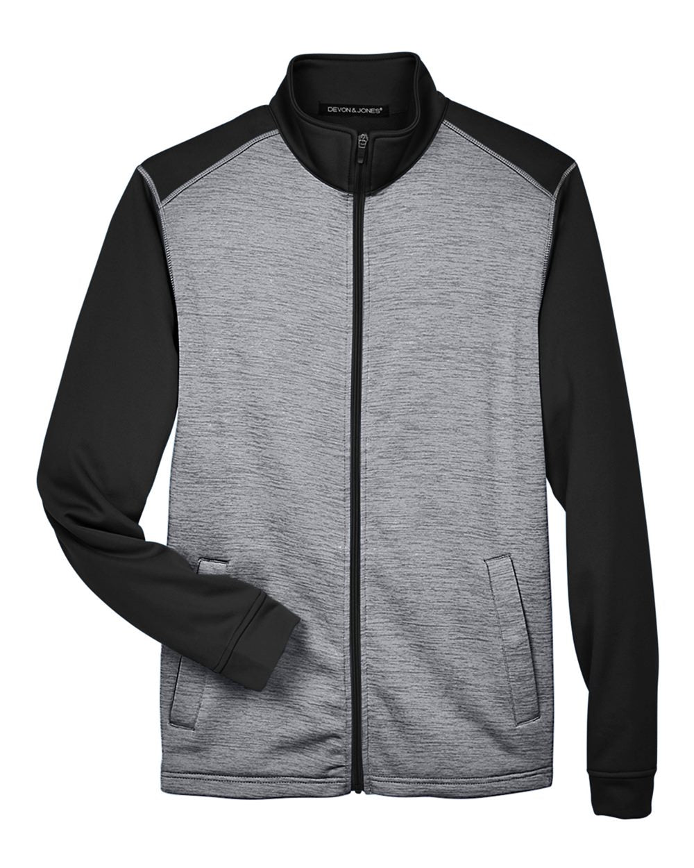 Men's Newbury Colorblock Mélange Fleece Full-Zip jacket | DG796
