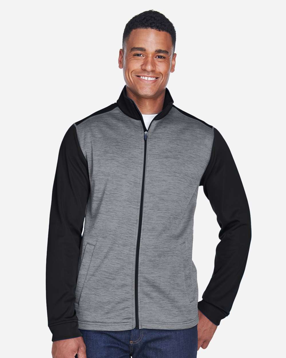 Men's Newbury Colorblock Mélange Fleece Full-Zip jacket | DG796