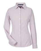 Women's CrownLux Performance® Micro Windowpane Woven Dress Shirt | DG540W