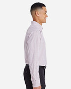 Men's CrownLux Performance® Micro Windowpane Woven Dress Shirt | DG540