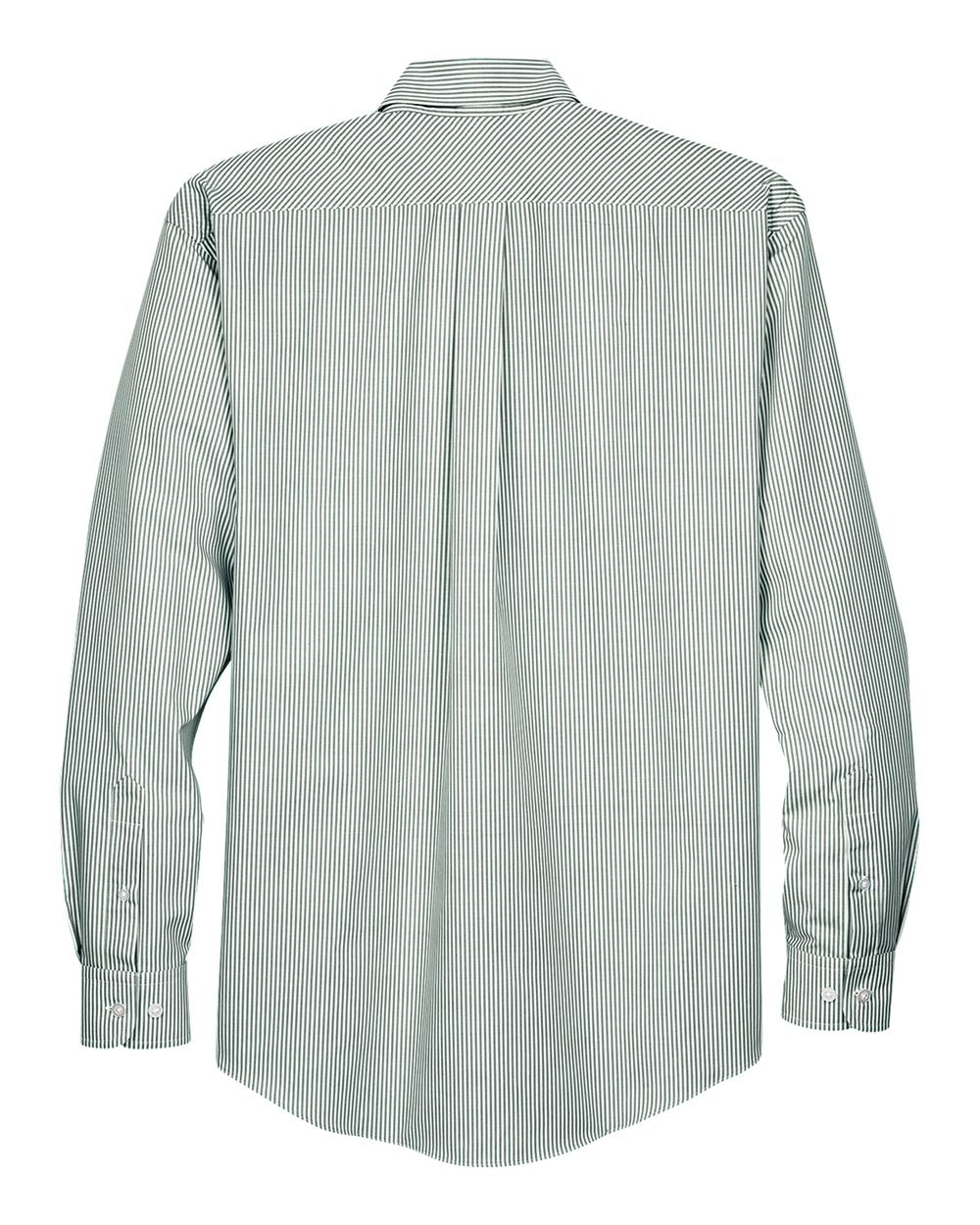 Men's Crown Collection® Banker Stripe Woven Dress Shirt | D645