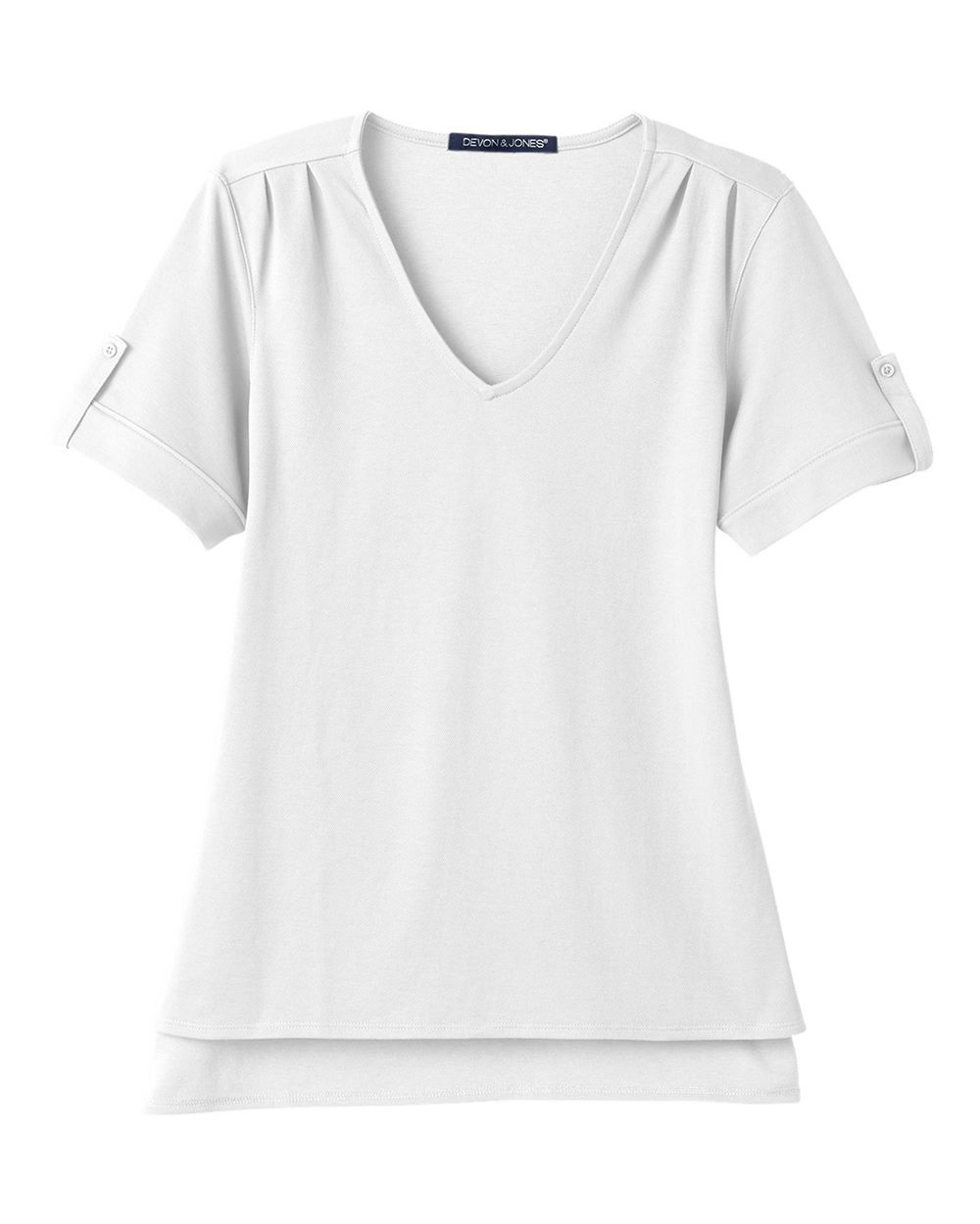 Women's CrownLux Performance® Plaited Rolled Sleeve Shirt | DG20WB