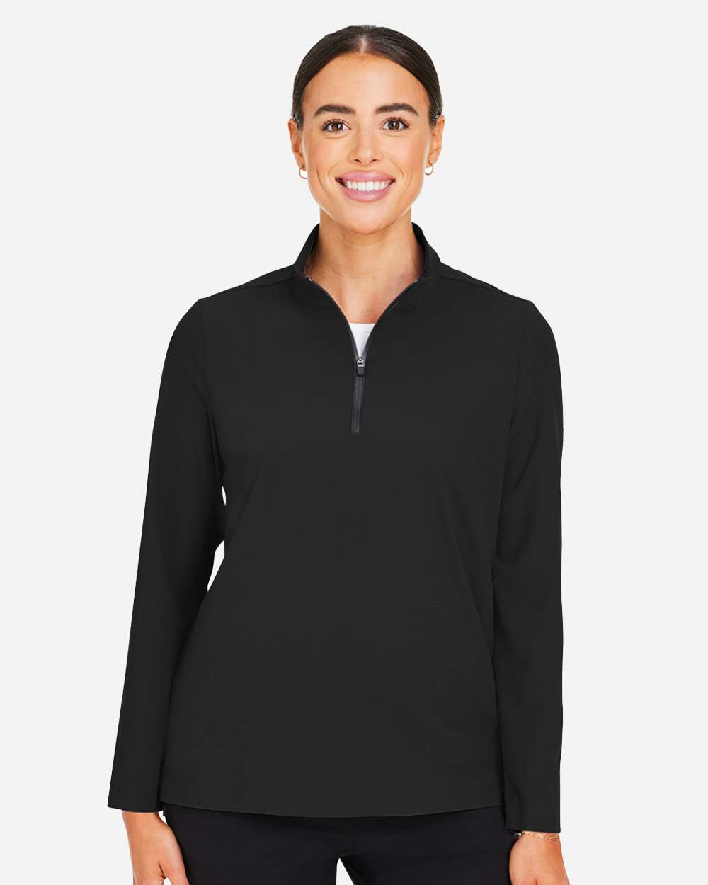 Women's CrownLux Performance® Windsor Welded Quarter-Zip Pullover | DG410W